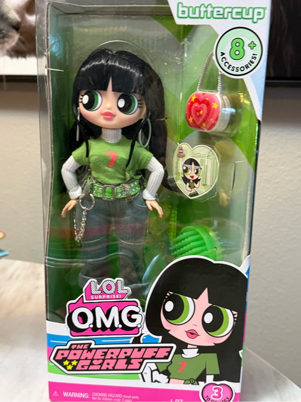L.O.L. Surprise! O.M.G. Powerpuff Girls Buttercup Fashion Doll Set
